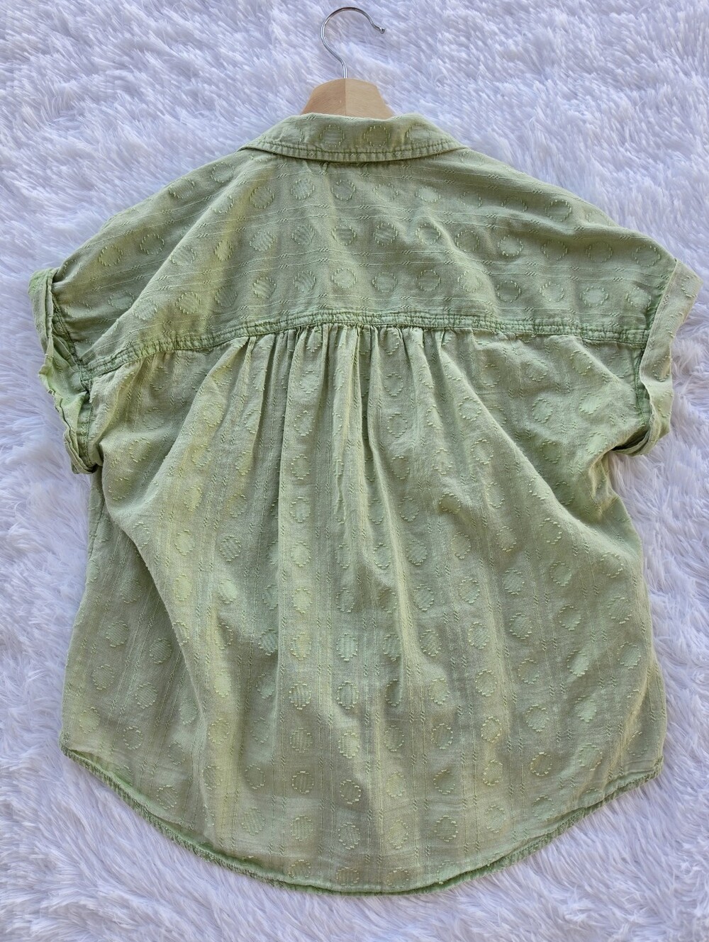 Anthropologie Pilcro The Cammie Surf Tie Hem Button Front Blouse‎ - Picture 10 of 10